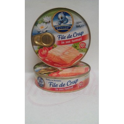 prodotti alimentari - File di carpa in sugo di pomodoro