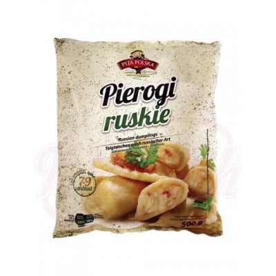 prodotti alimentari - Ravioli con ripieno di patate e formaggio fresco "Pierogi ruskie" surgelati