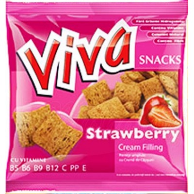 prodotti alimentari - Spuntino con crema di fragola "VIVA"