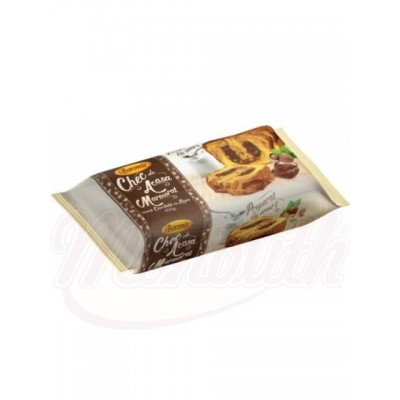 prodotti alimentari - Torta marmorizzata con crema al cioccolato e nocciole "Chec de Acasa marmorat ciocolata-alune"