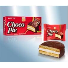 Biscotto "Choco Pie" con ripieno d'aria in glassa al cioccolato