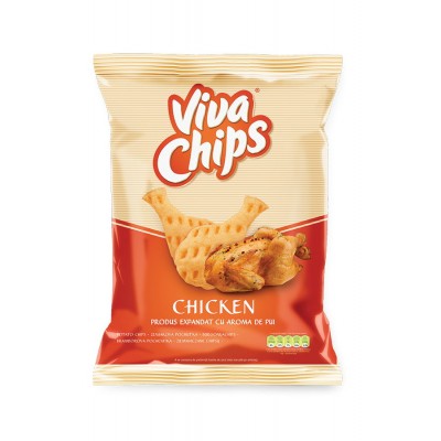prodotti alimentari - Chips con il sapore del pollo "Viva"