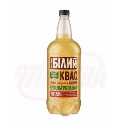 prodotti alimentari - Bevanda fermentata "Kvas Taras" biliy 1.5 L